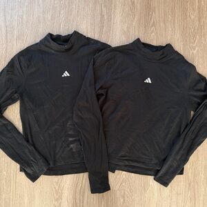 Adidas ultimate running conquer the elements long sleeve pk of 2 sz M